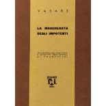 Futurismo - Vasari, Ruggero - The mask of the impotent and other theatrical syntheses. Graphic inter