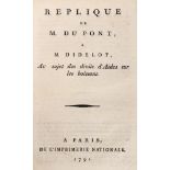 Dupont de Nemours, Pierre Samuel - Replique de M. Du Pont a M. Didelot, au sujet des droits d'Aides