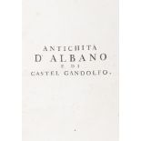 Roma - Albano - Archeologia - Piranesi, Giovanni Battista - Antiquities of Albano and Castel Gandolf