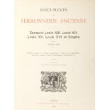 Arti applicateDocuments de ferronerie ancienne. Epoques Louis XII, Louis XIV, Louis XV, Louis XVI et