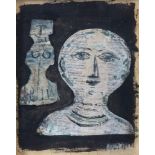 Massimo Campigli (Berlino 1895-Saint-Tropez 1971) - Head, 1964 ca.