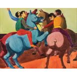 Pompeo Borra (Milano, 1898-1973) - Cavalieri, 1949