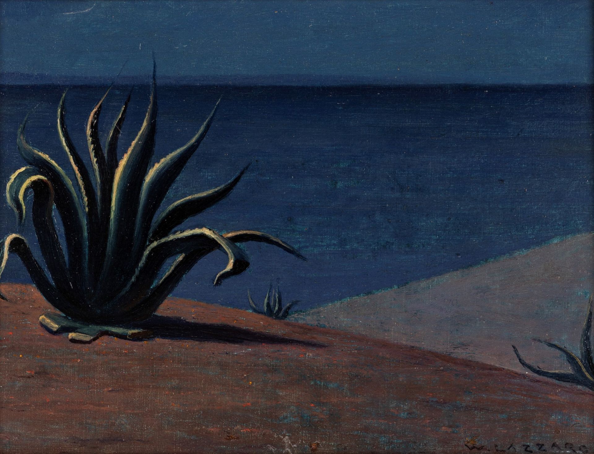 Walter Lazzaro (Roma 1914-Milano 1989) - Agave in Calabria, 50s