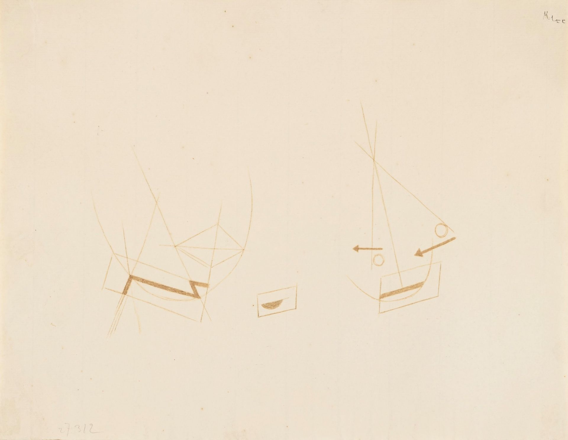 Paul Ernst Klee (Munchenbuchsee 1874-Muralto 1940) - Constructives Spiel , 1927