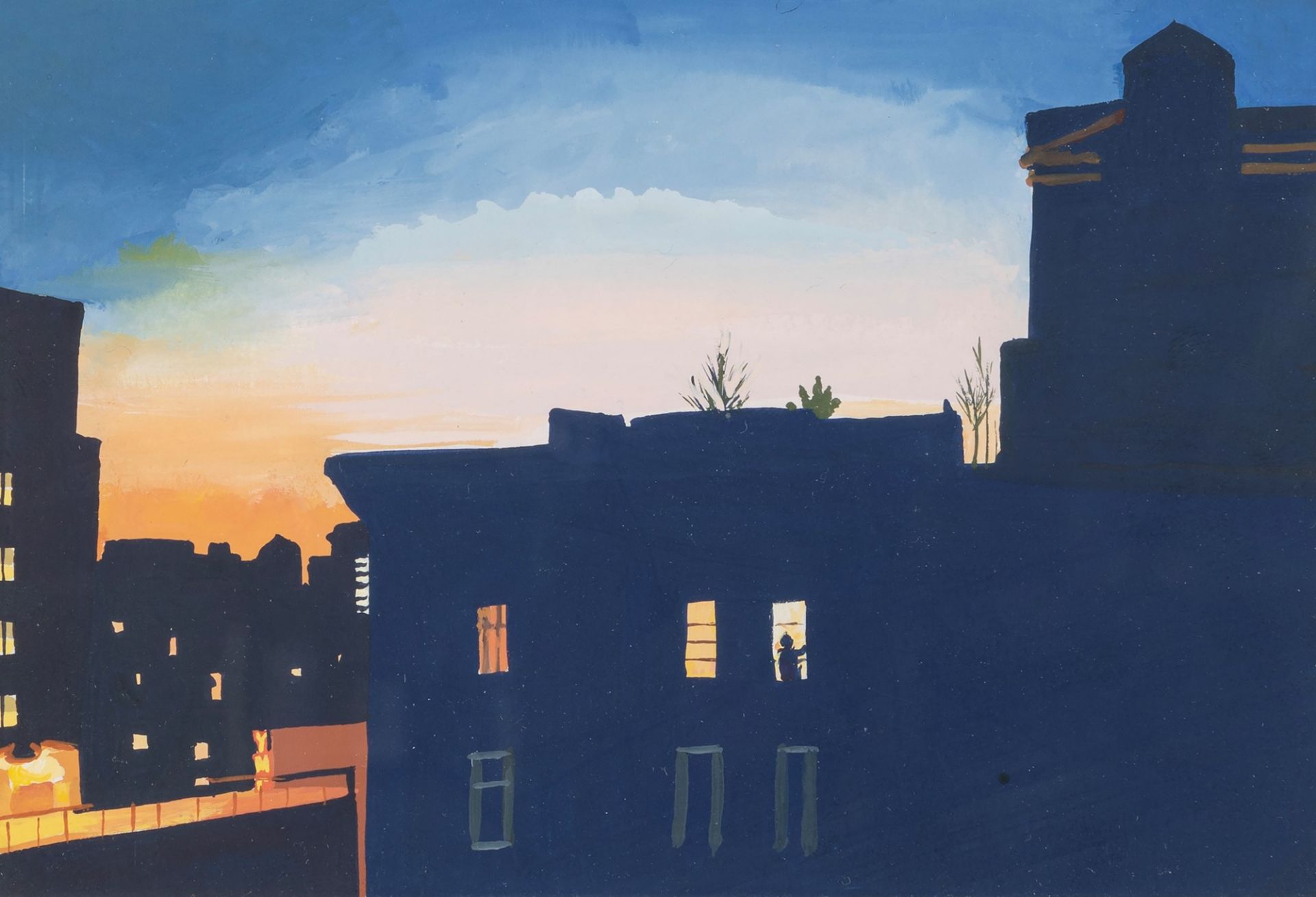 Jayne Holsinger - Untitled (Rooftop & Windows)