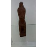 Wooden sculpture the dawn of wisdom