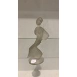 Frosted glass figure of women