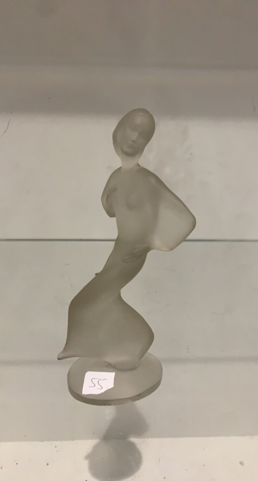 Frosted glass figure of women