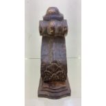 Carved wood decorative wood architectural piece