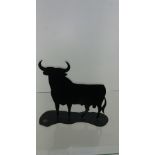Silhouette of a bull - series number 20.0816