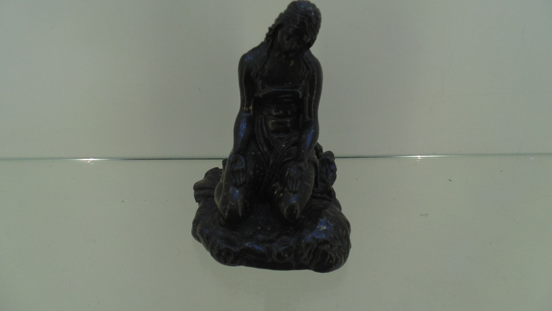 Bronzed Figure of a lady praying