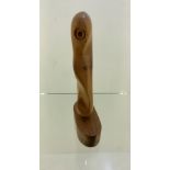 Abstract wooden carved figurine pieces