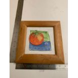 Framed Tile of a tomato
