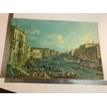 Print of Regatta on the Grand Canal