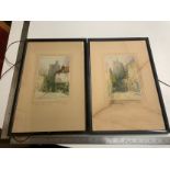 2 signed prints by F Robinson