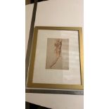 Framed print of Michelangelo drawing