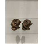 2 Poole Pottery squirrels