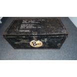 Army storage chest Length 81 cm width 42 cm Depth 36 cm