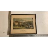 Etching - Ascot heath races - 1837 - Rg reve