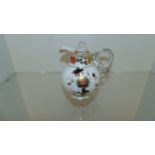 Royal Crown Derby milk jug and lid hand painted