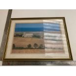 Framed photograph agricultural scene