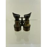 Victorian metal binoculars