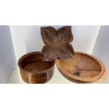 selection of wooden bowls