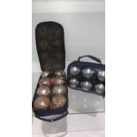 2 sets french boules.