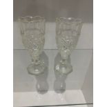 cut glass small vases