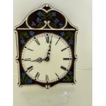 Porcelain clock with markings to Rear H- 4093