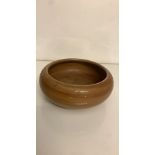 Brown glazed bowl