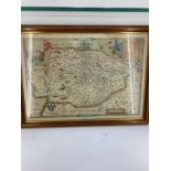 Framed norfolk map