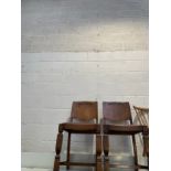 2 ercoll oak chairs