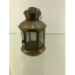 BRASS HANGING CANDLE HOLDER.
