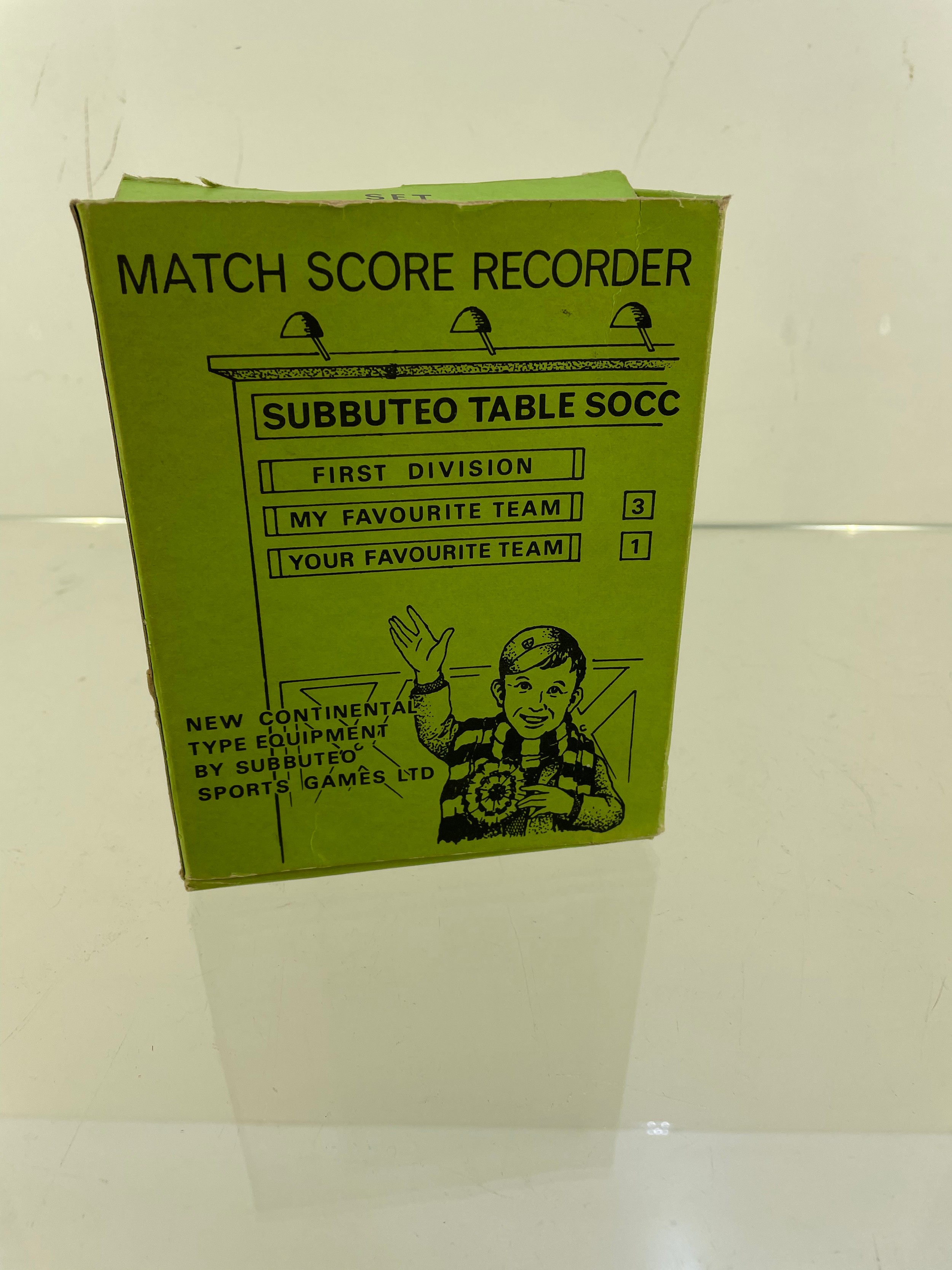 Subbueto table soccer match score recorder
