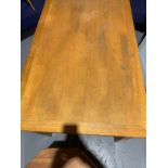 Oak desk with military markings