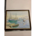 Oil colour Vernon Ward study of Mousehold Harbour 1994 - Brian Bested
