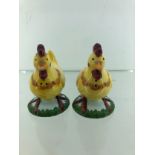 FUN NOVETLY CHICKENS, SALT & PEPPER POTS. MID CENTURY.MINT.