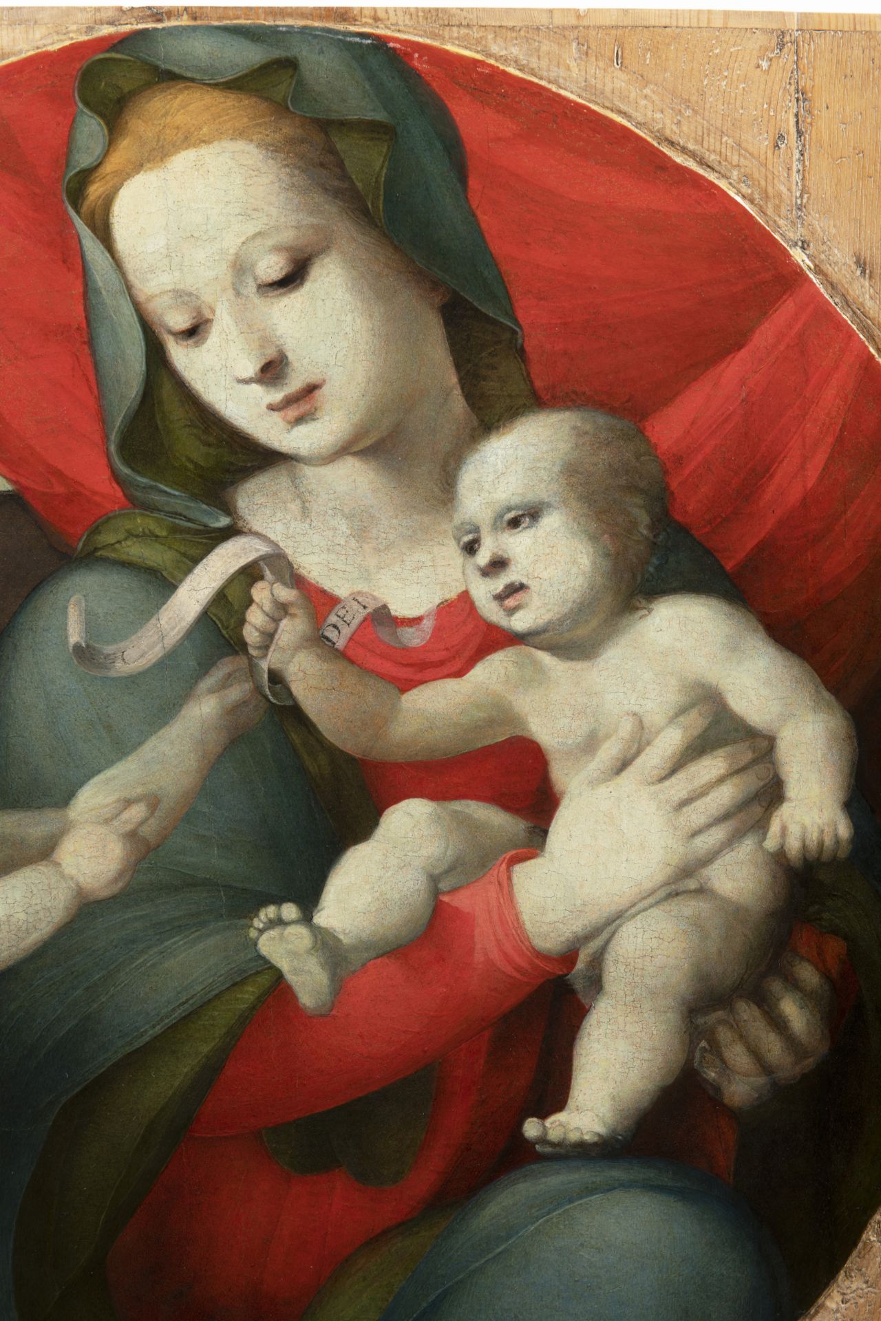 Florentine Master, c.1520-1540, Madonna with Child and Little John Baptist - Bild 2 aus 3