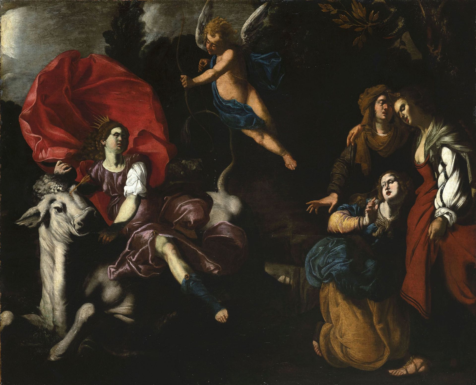 The Rape of Europa —Neapolitan Caravaggist of the 1st Half of the 17th Century 