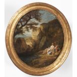 Gaspard Dughet (1615-1675) – circle, Southern Landscape with Lovers (Venus and Adonis?)