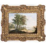 German painter, 19th century, Landscape with Three Trees