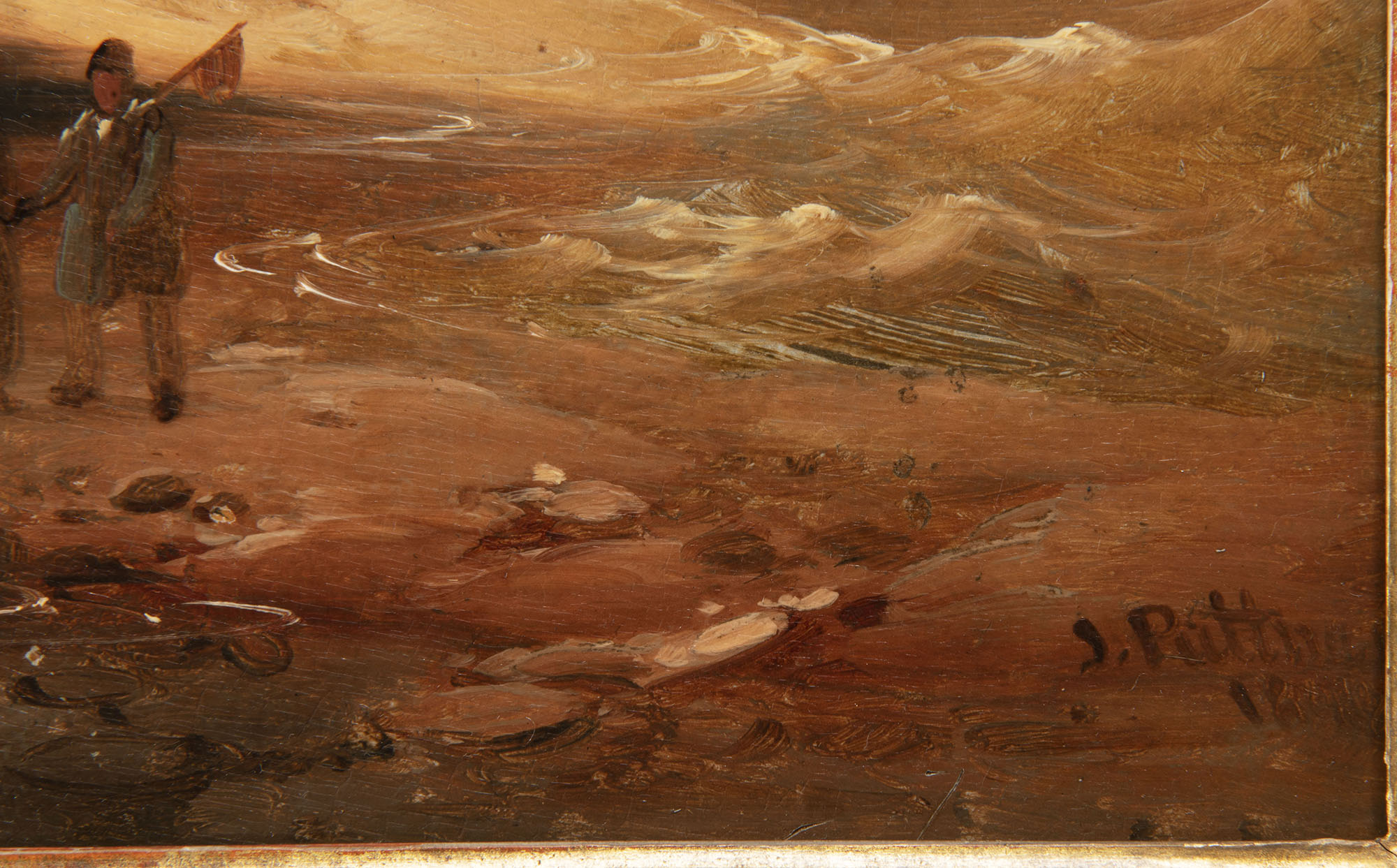 Josef Carl Berthold Püttner (1821, Planá u Mariánských Lázní - 1881, Vöslau), Pair of Seascapes - Bild 10 aus 11