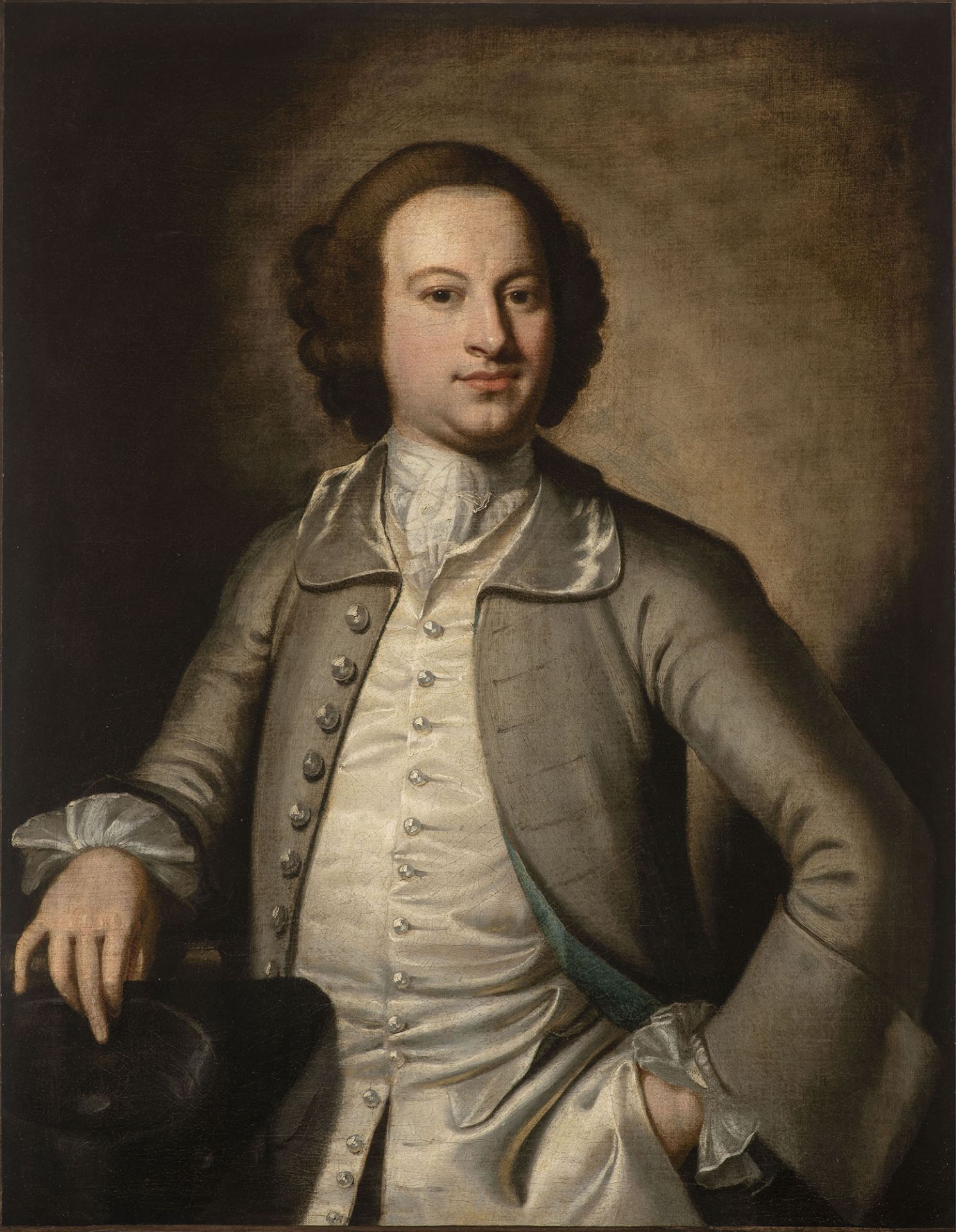 Attributed to Sir Joshua Reynolds,  probably 1768, Portrait of Sir John Lack 