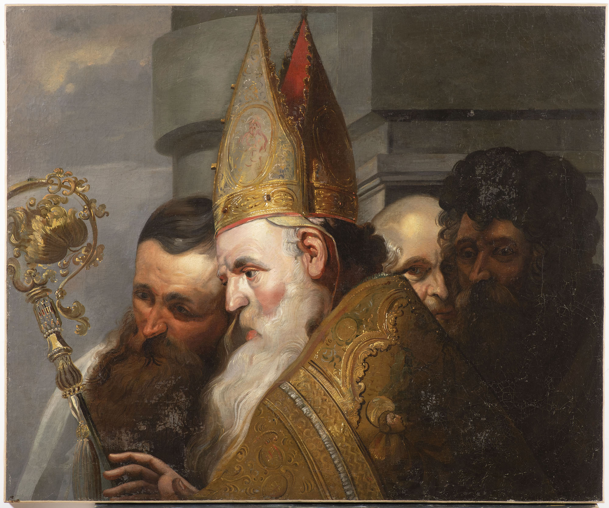 Follower of Peter Paul Rubens (1577-1640), Saint Ambrose