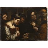 Italian master, 17th century, Jesus and the Adulteress