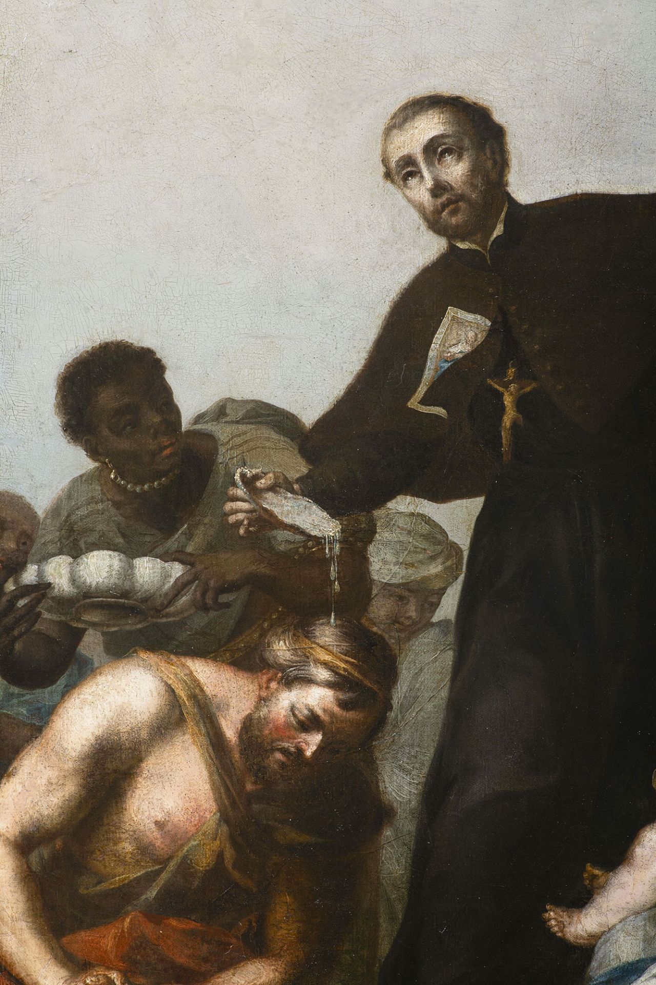 Italian Painter of the Late 17th/Early 18th Century, Saint Francis Xavier at Baptism  - Bild 3 aus 4