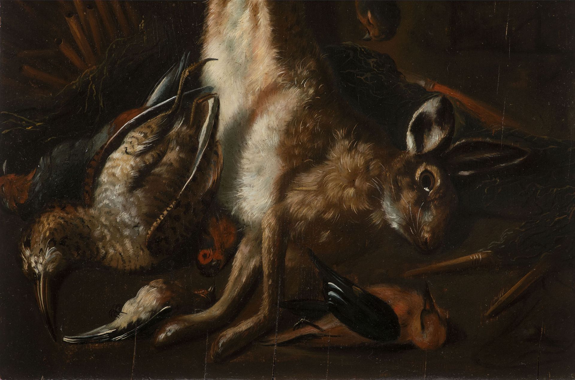 Attributed to Fransi de Hamilton (1623-1712), Hunting Still Life with Rabbits and Birds - Bild 2 aus 4