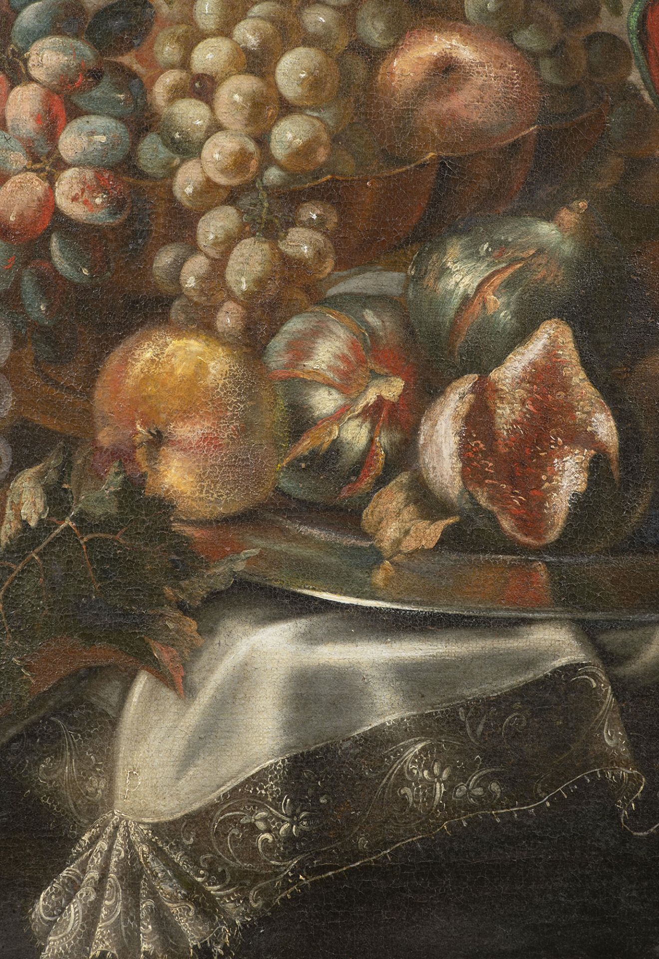 Maximilian Pfeiler (1656–1746), Still Life with Grapes and Parrot - Bild 3 aus 4