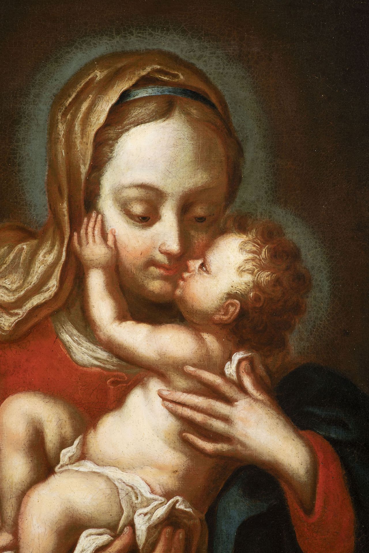 Painter from the 18th century, Madonna and Little Jesus  - Bild 2 aus 2